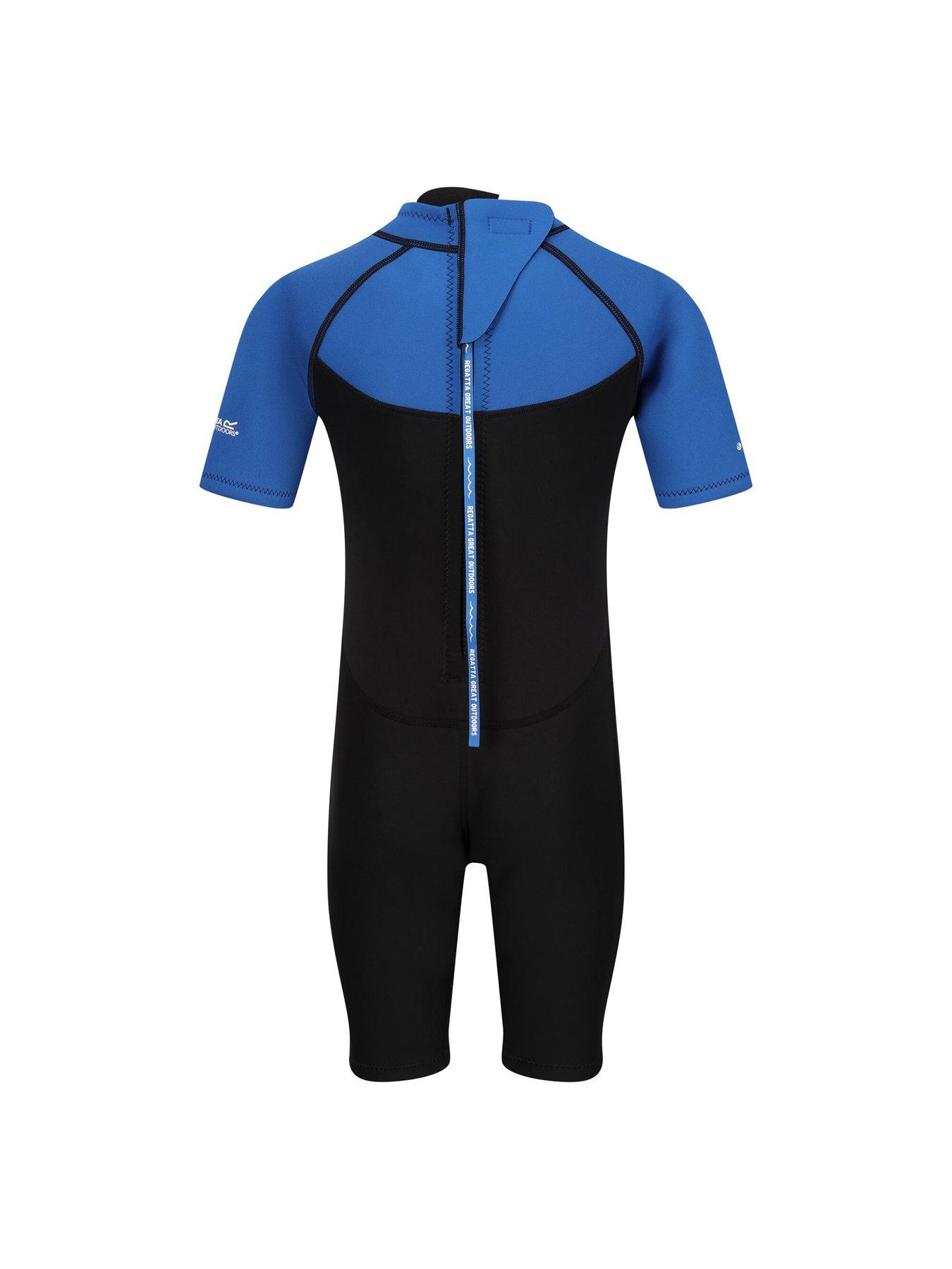 regatta-junior-boys-shorty-surfing-wetsuit-blackbluedetail