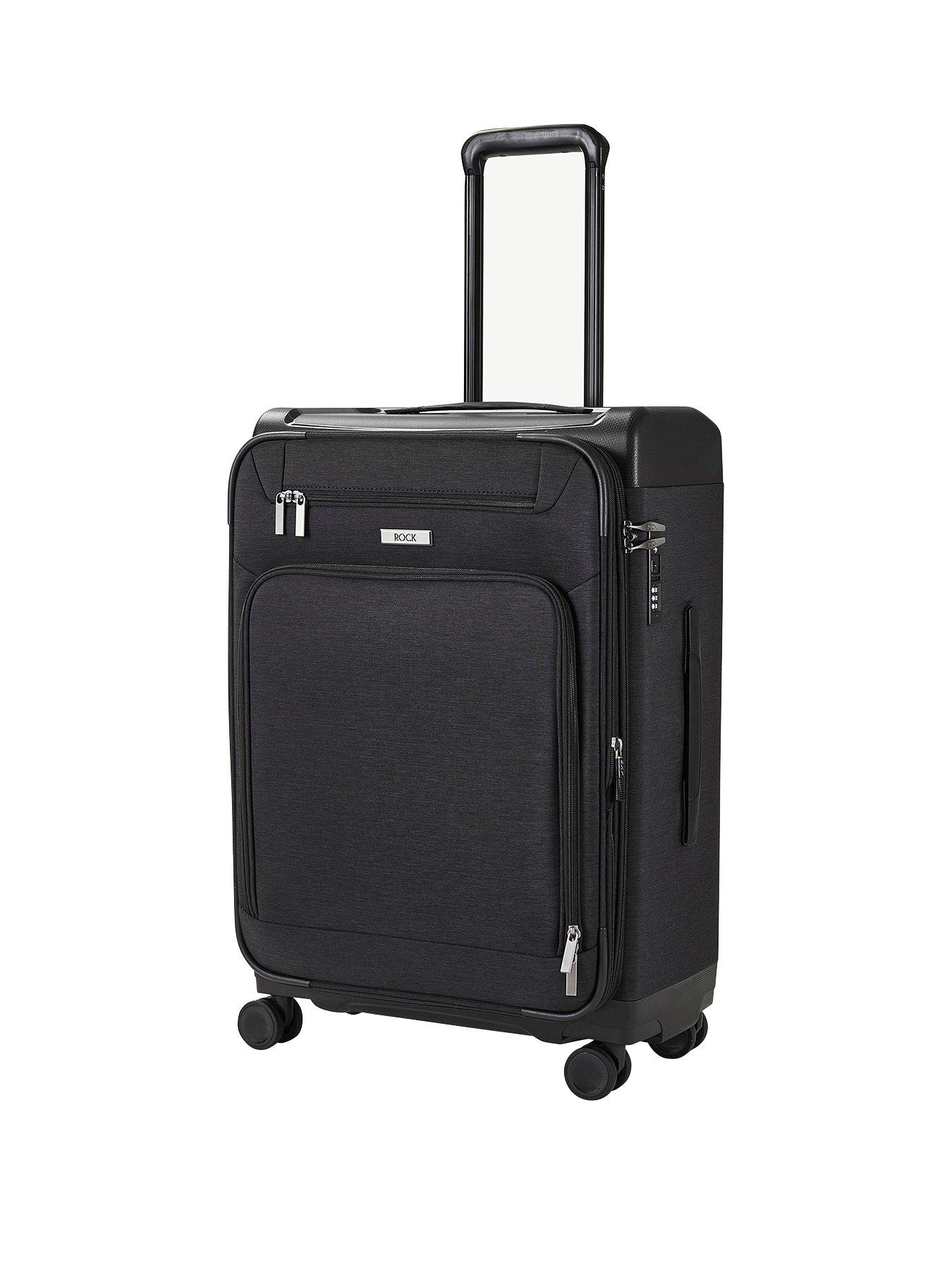 rock-luggage-parker-8-wheel-suitcase-medium-blackfront