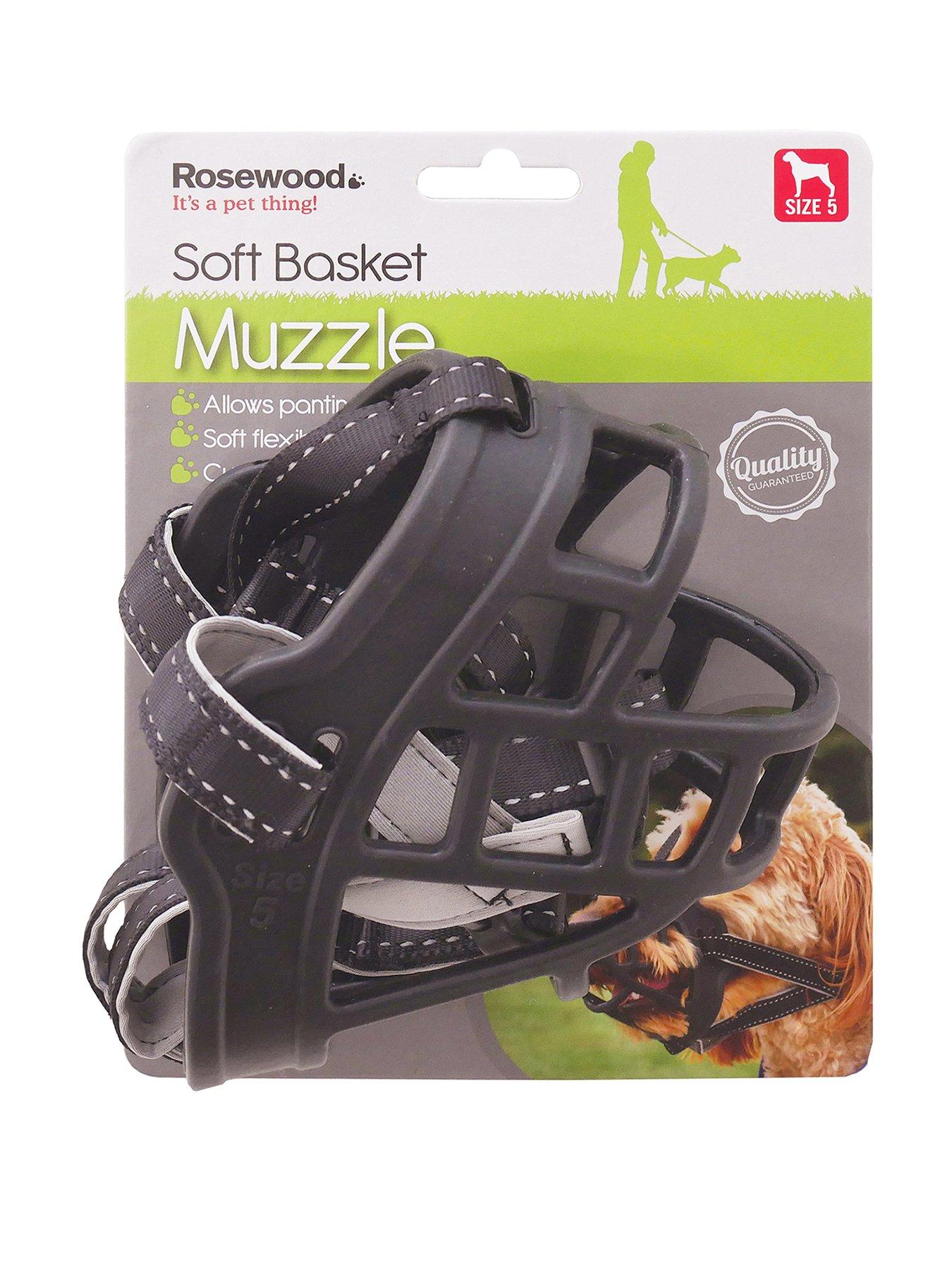 rosewood-coastal-soft-basket-muzzle-black-size-5stillFront