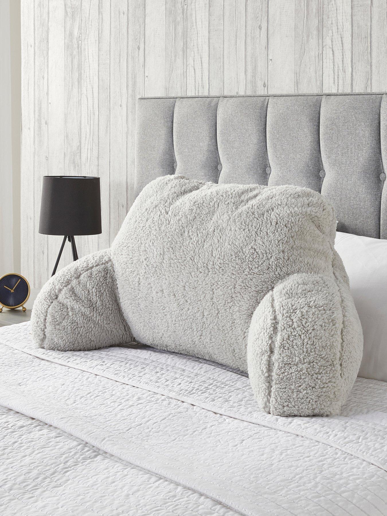 The Very Collection Fleece Cuddle Cushion - Grey