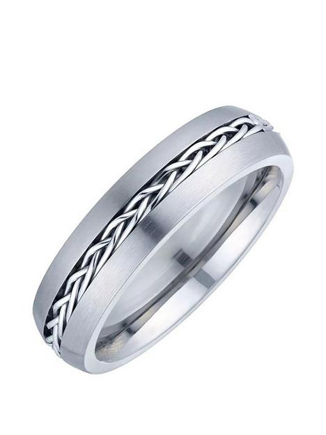 unknown-mens-titanium-patterned-band-ring