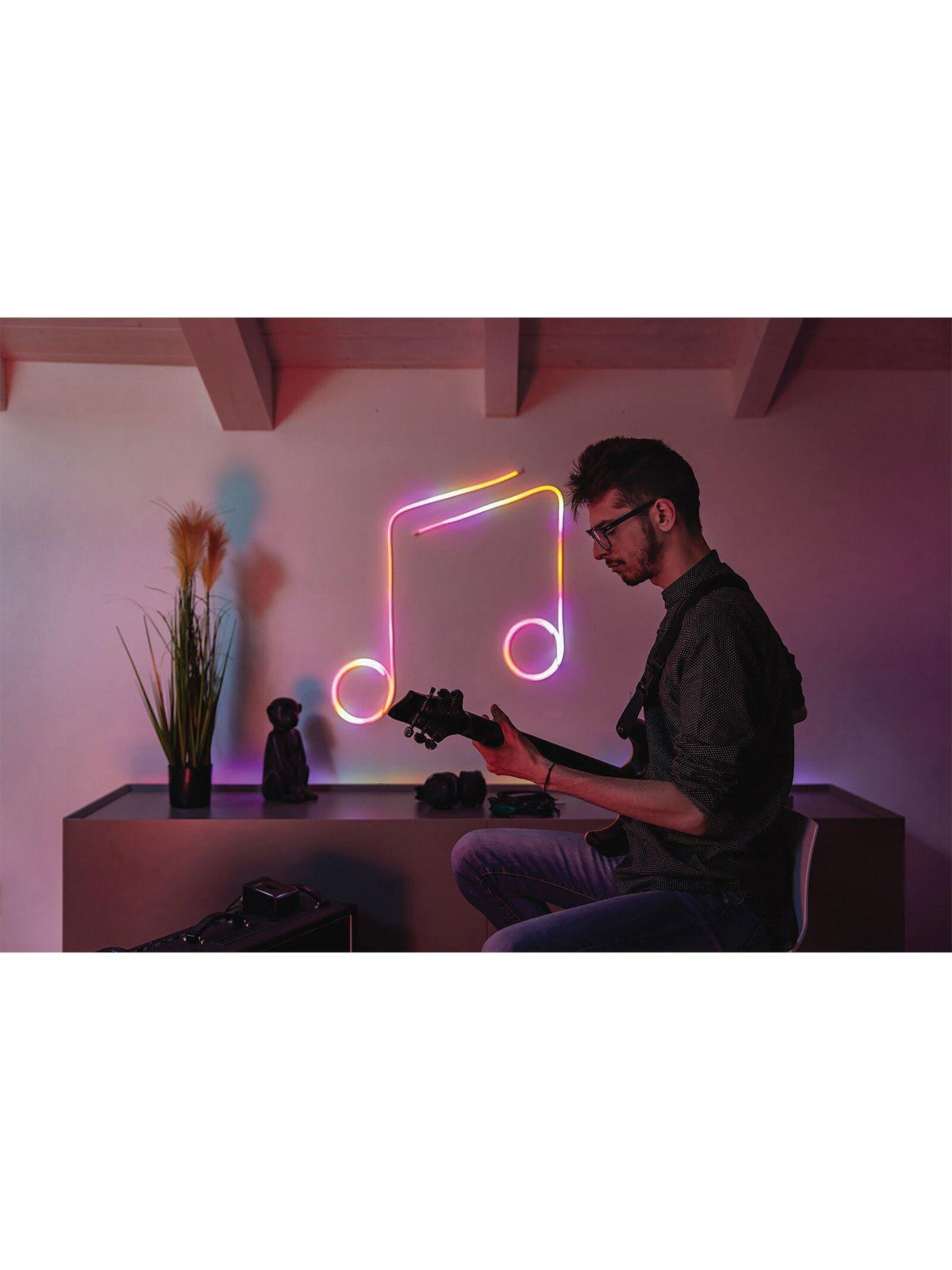 Image 4 of 7 of Twinkly Twinkly Flex - Smart Flexible LED Light Strip (16 million Colours) 200 RGB Smart App controlled light Flex, 2 meter long starter, White, IP20