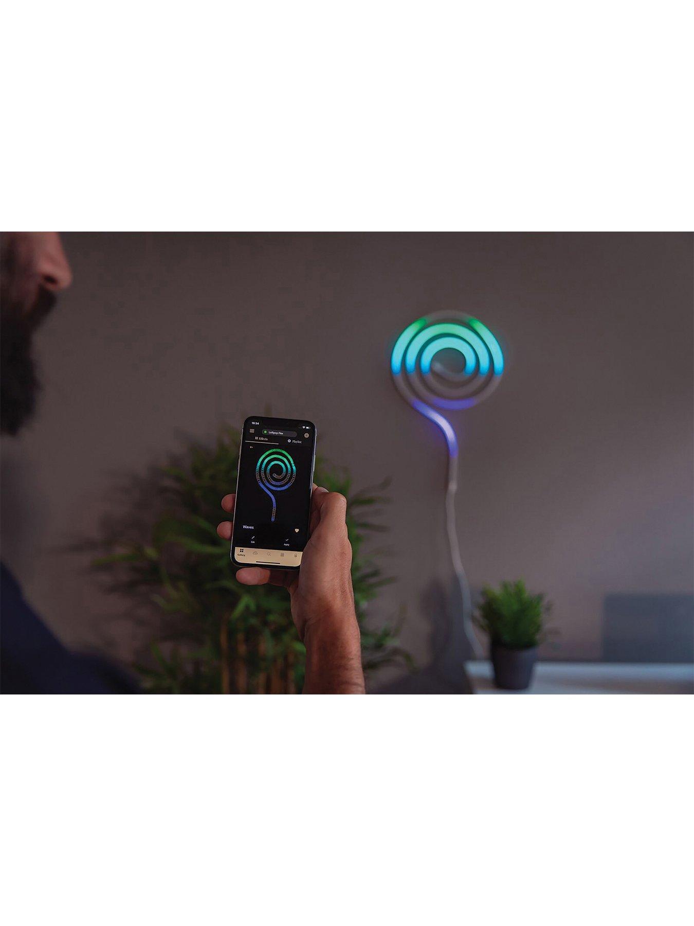 Image 6 of 7 of Twinkly Twinkly Flex - Smart Flexible LED Light Strip (16 million Colours) 200 RGB Smart App controlled light Flex, 2 meter long starter, White, IP20
