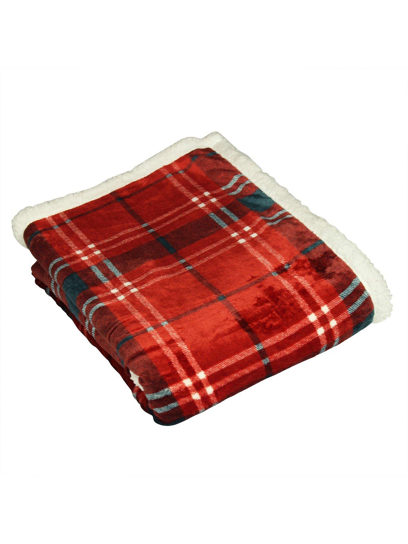 Image 1 of 4 of Furn Blake Sherpa Throw