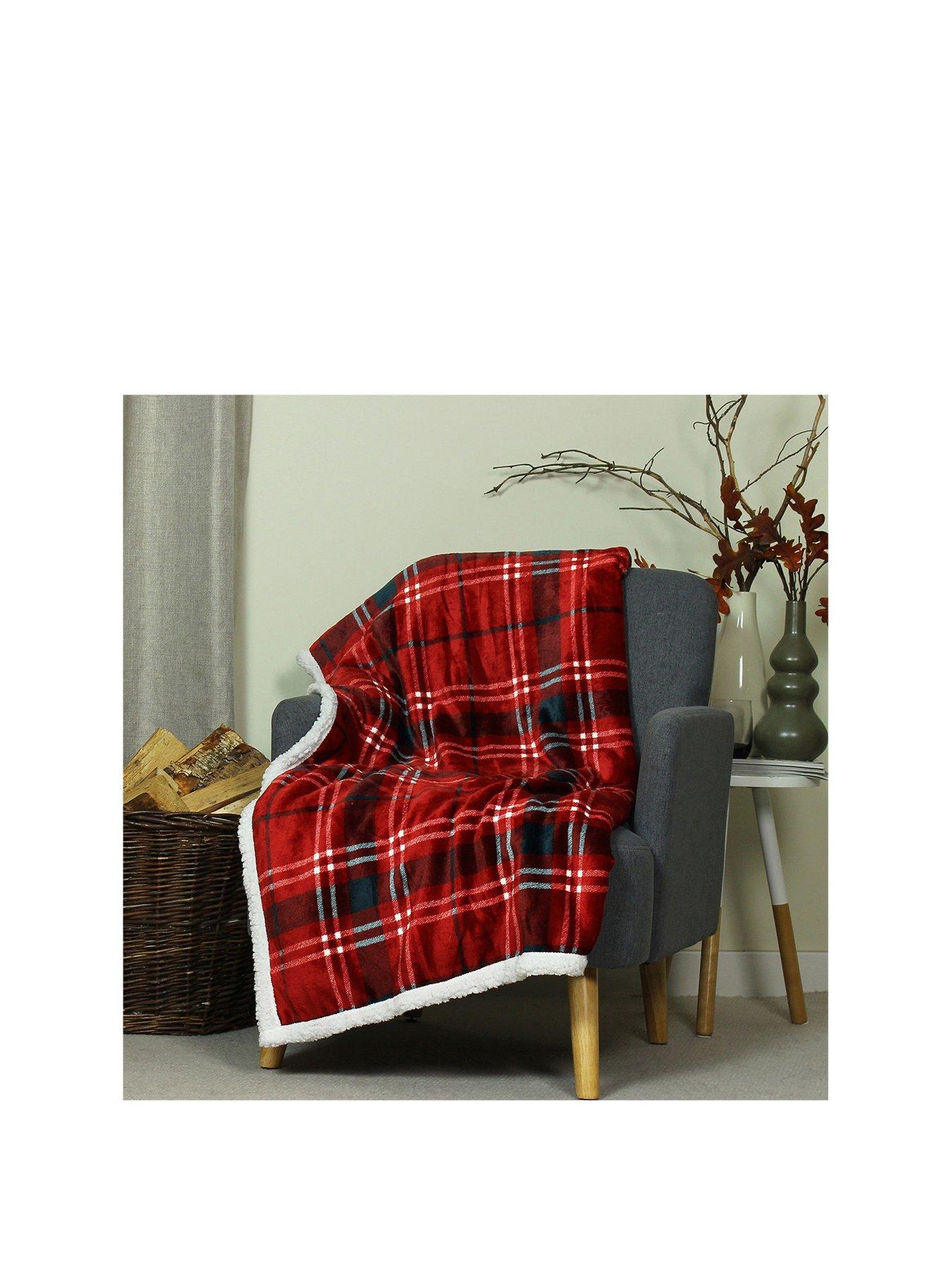 Image 2 of 4 of Furn Blake Sherpa Throw
