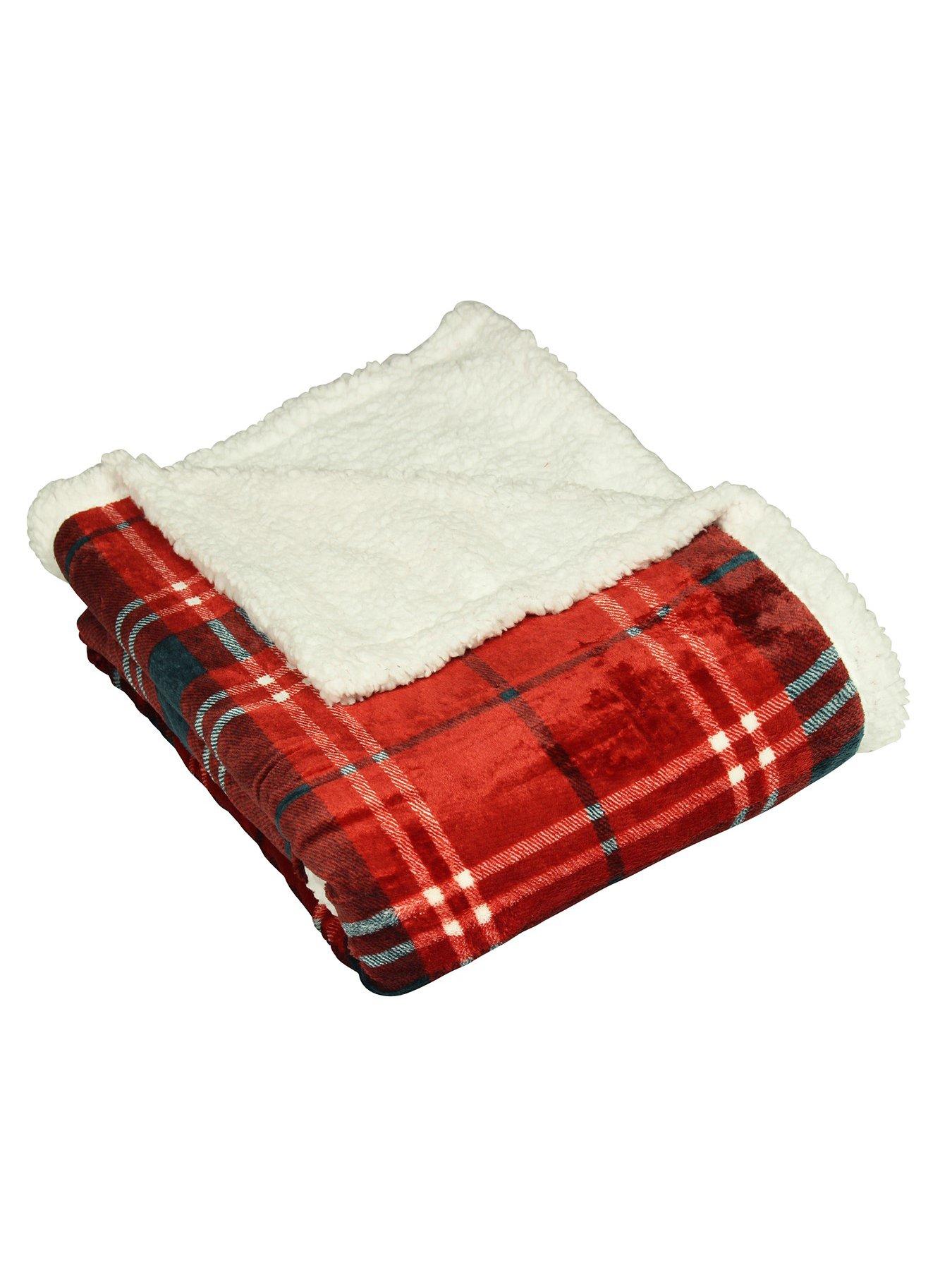 Image 3 of 4 of Furn Blake Sherpa Throw