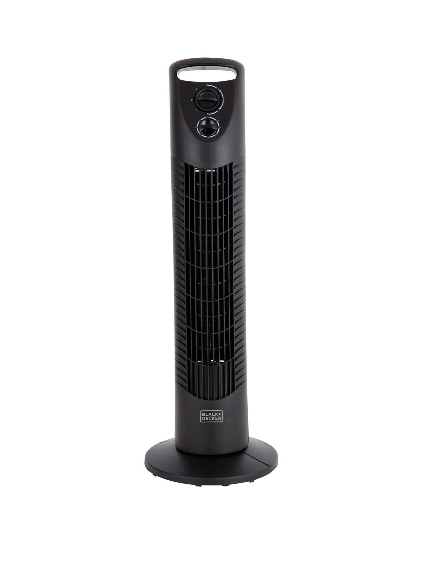 black-decker-tower-fan-with-2-hour-timer-3-speeds-automatic-oscillation-30-inch-40w-black-nbspbxft50002gbfront