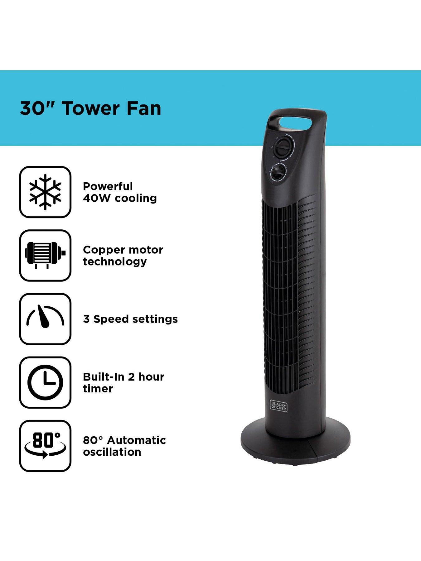 black-decker-tower-fan-with-2-hour-timer-3-speeds-automatic-oscillation-30-inch-40w-black-nbspbxft50002gbstillFront