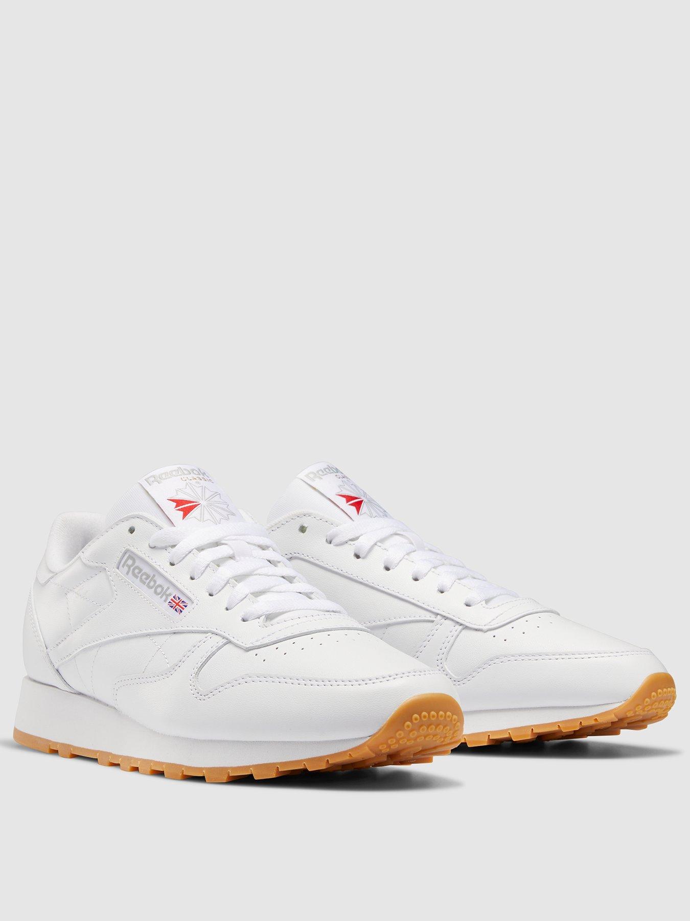 Classic leather shop white gum