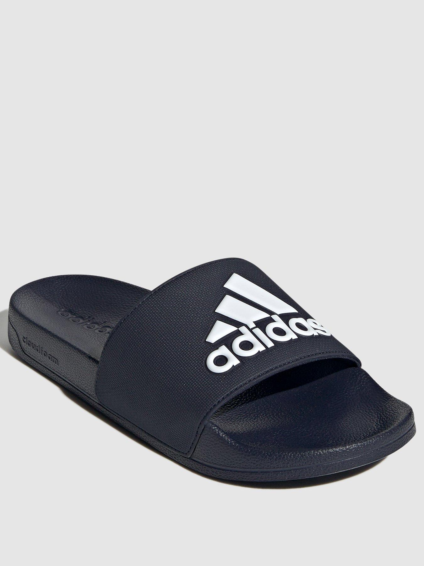 undefined adidas Adilette Shower Sliders - Navy/White