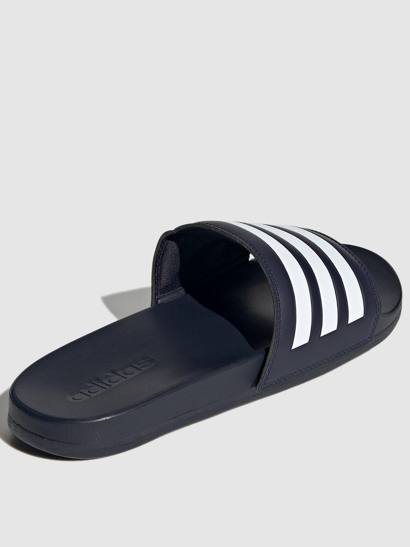 adidas-adilette-comfort-sliders-navywhitestillFront