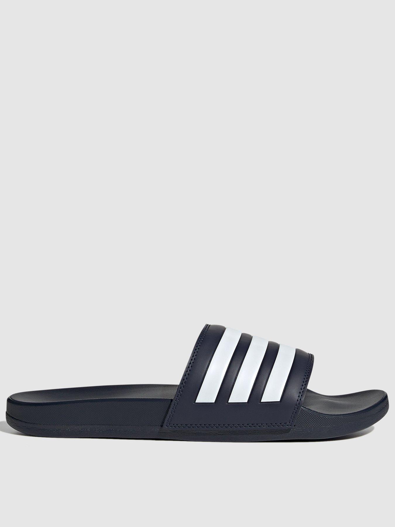 Navy cheap adilette slides