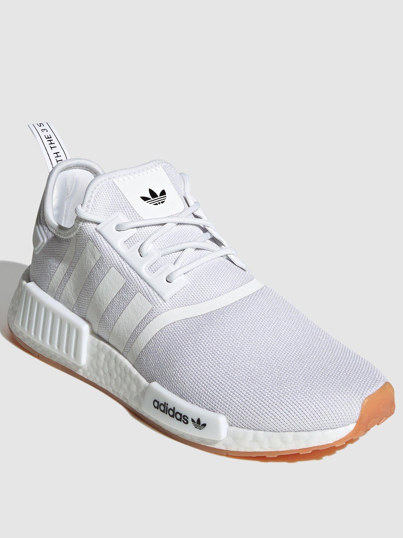 Adidas nmd white gum bottom best sale