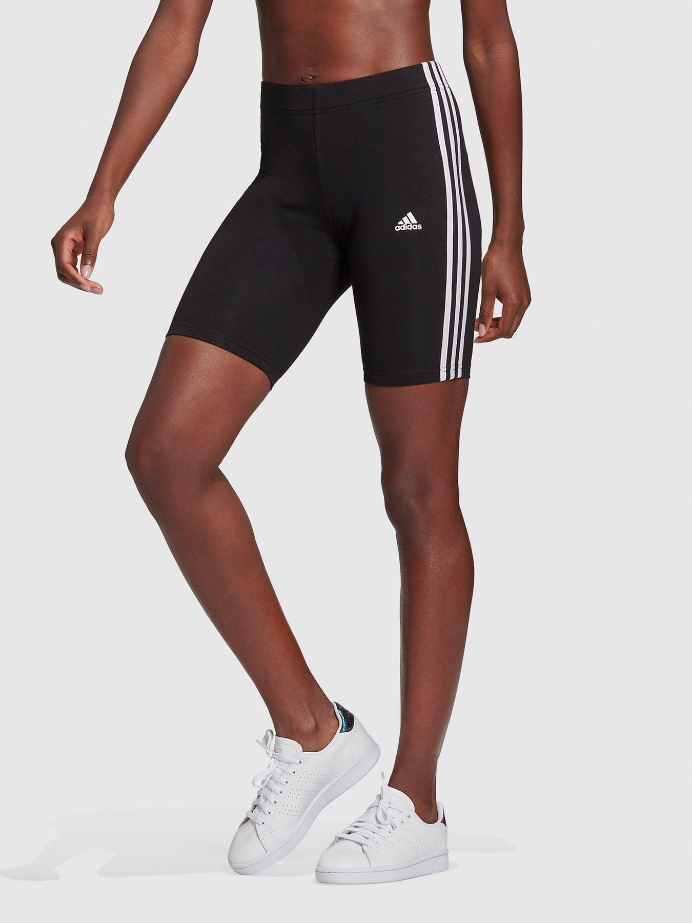 adidas-sportswear-3-stripes-bike-short-blackwhite