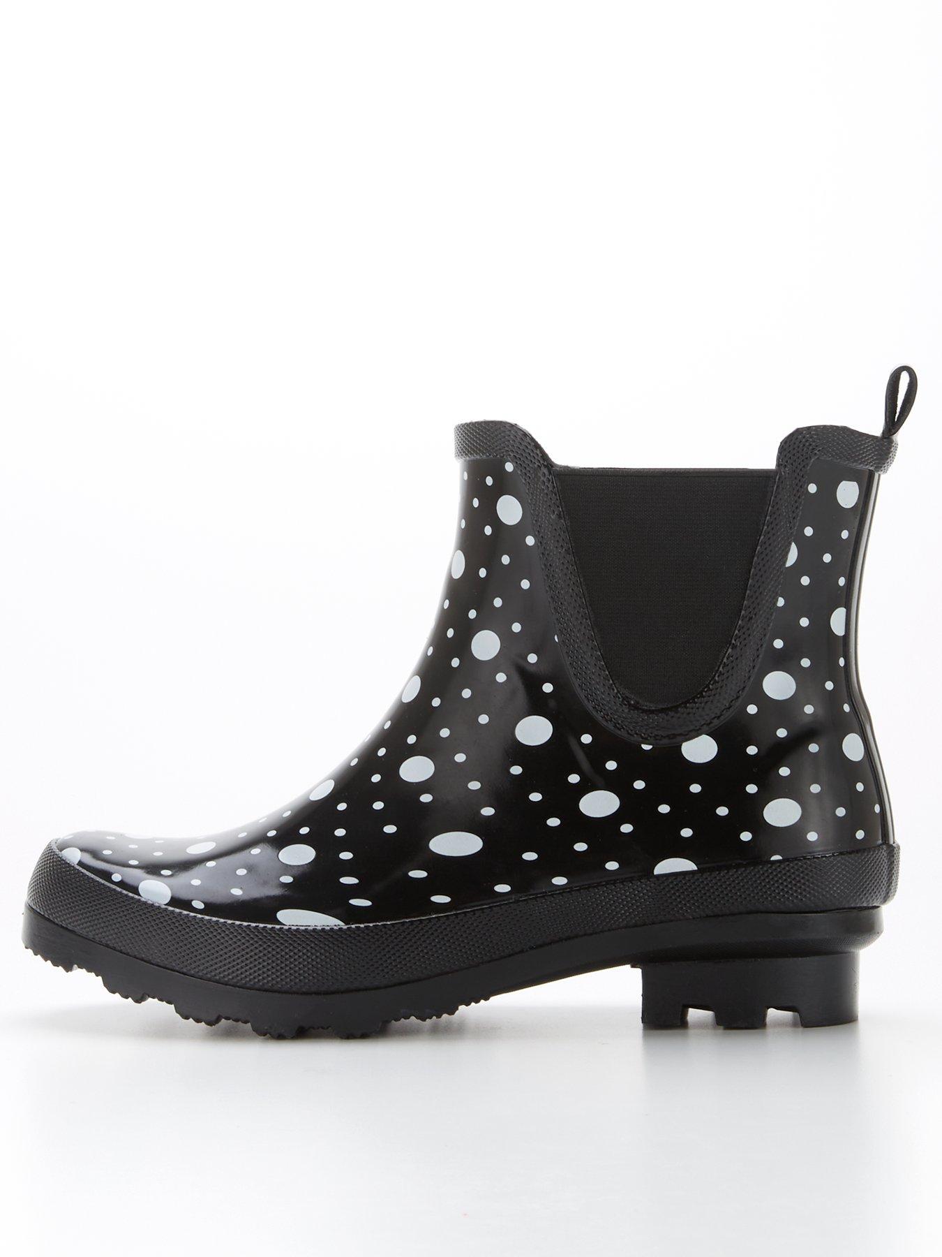 ankle wellies with bow