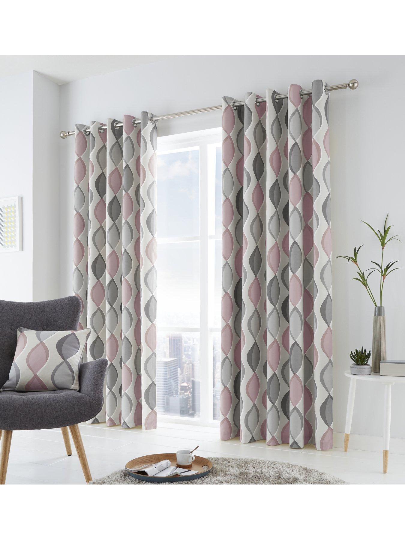 undefined Lennox Lined Eyelet Curtains