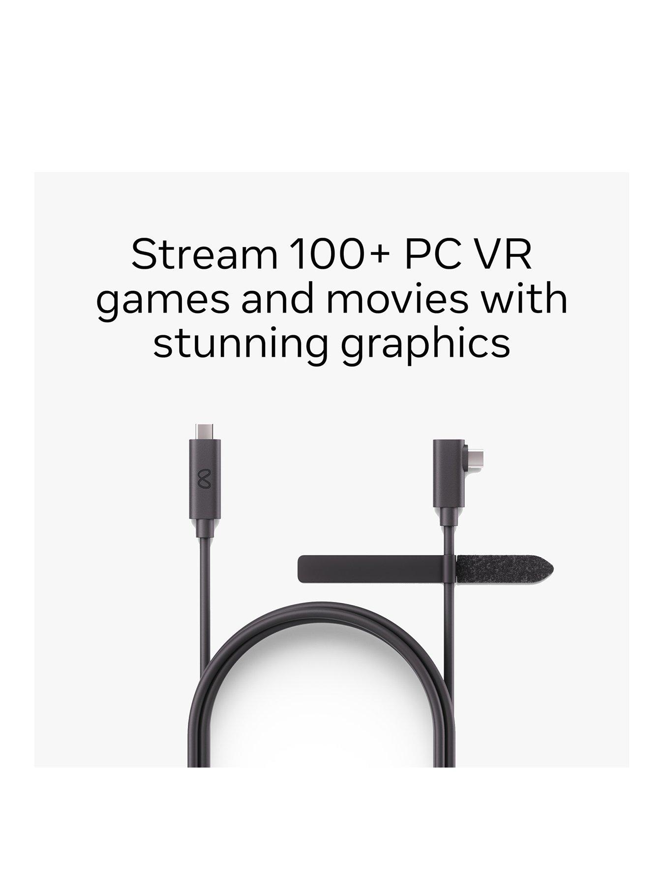 Oculus link virtual reality headset cable shop for quest and gaming pc stores