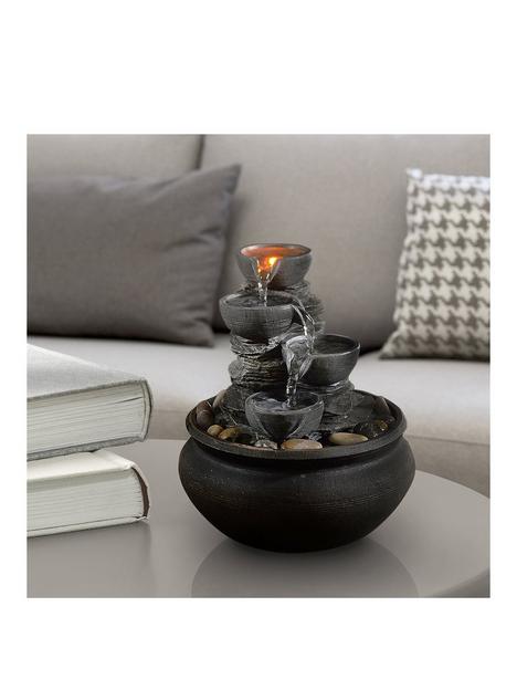 teamson-home-water-table-top-fountain-indoor-grey-ornament-with-lights-pt-tf0001-uk