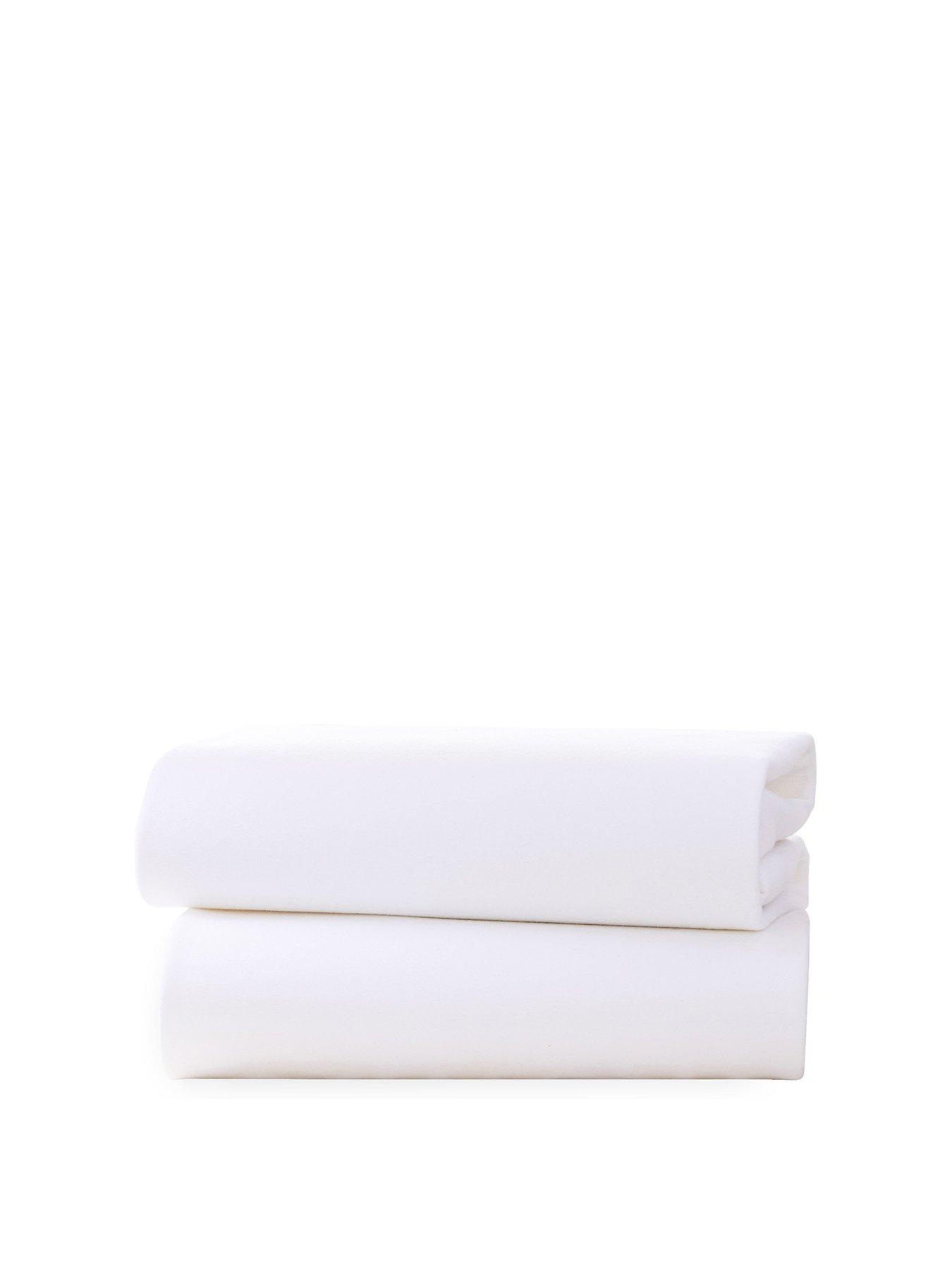 clair-de-lune-2-pack-cotton-fitted-pramcrib-sheets-90-x-40-cm-white