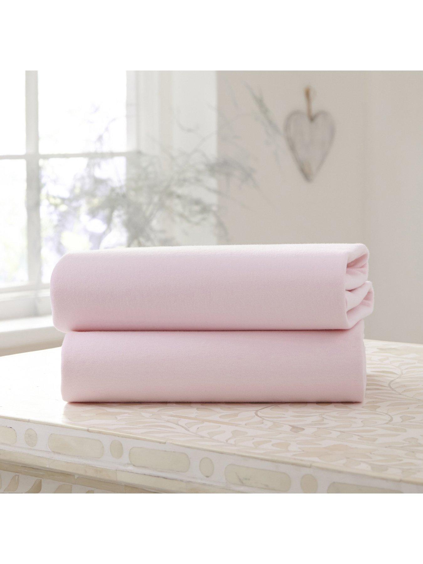 clair-de-lune-2-pack-cotton-fitted-pramcrib-sheets-90-x-40-cm-pinkstillFront