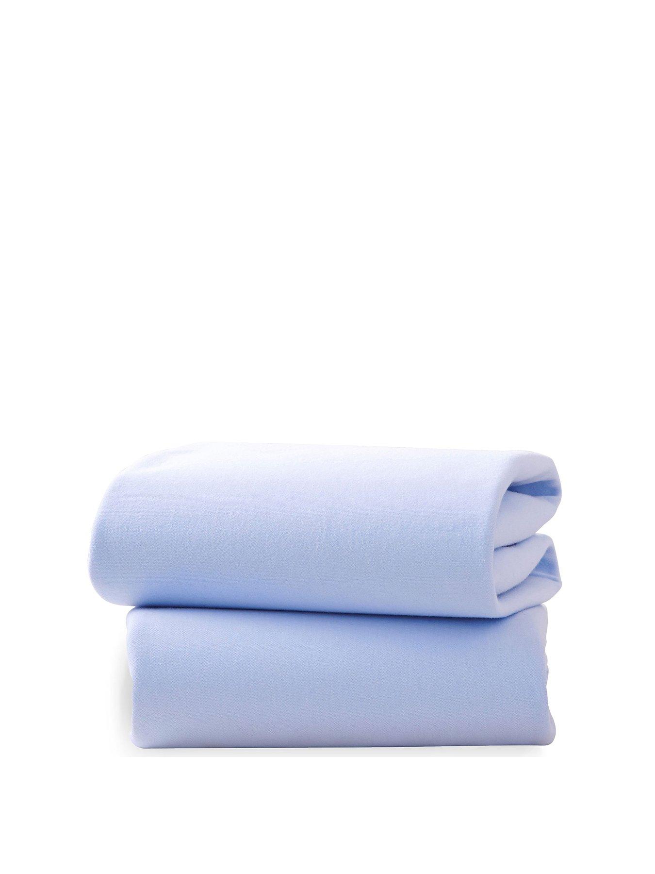 clair-de-lune-2-pack-cotton-fitted-pramcrib-sheets-90-x-40-cm-blueback