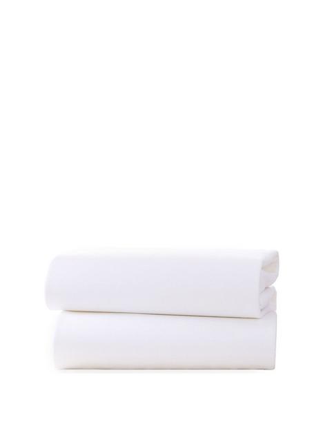 clair-de-lune-pack-of-2-fitted-cot-bed-sheets-white