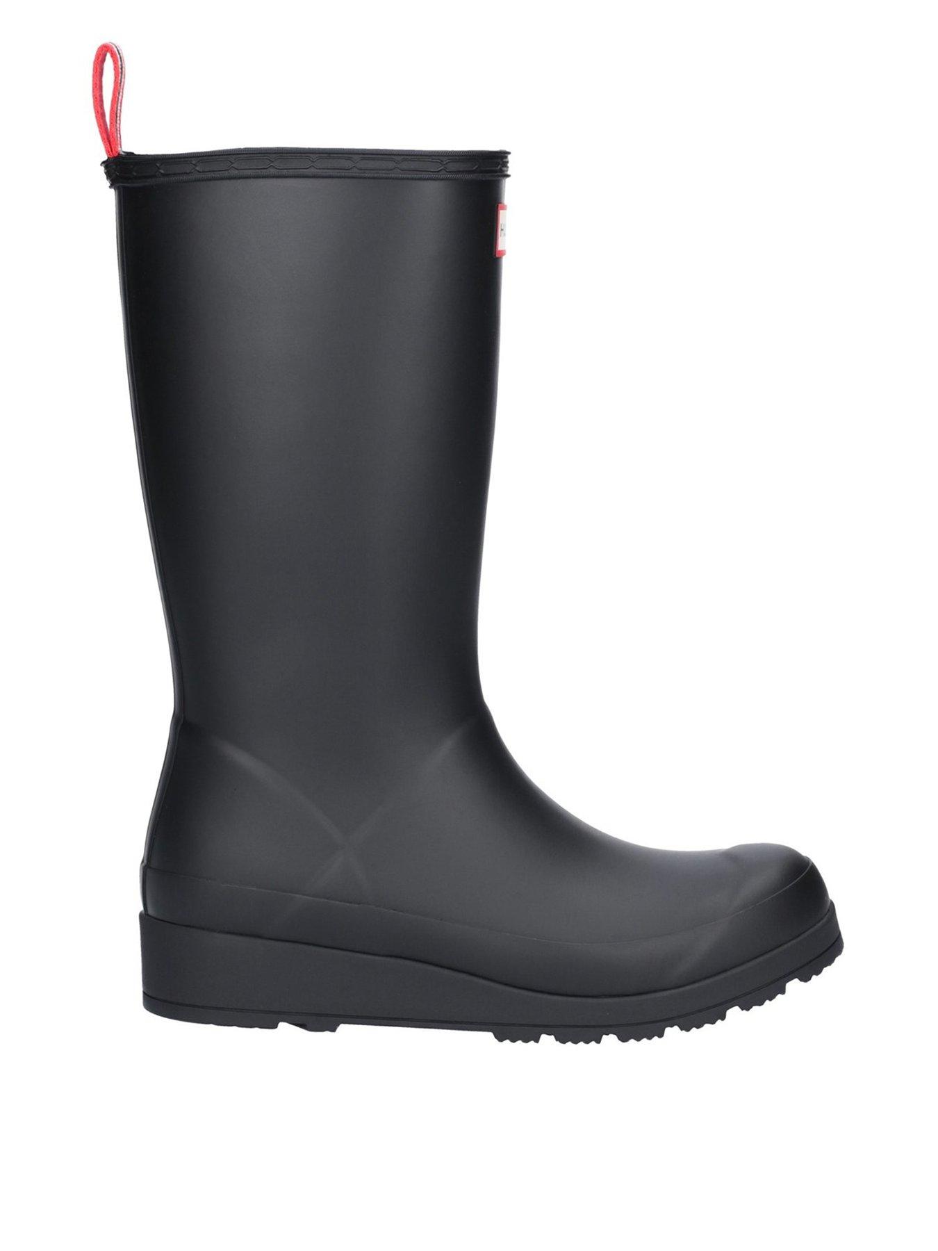 hunter-play-tall-wellington-boot-blackback