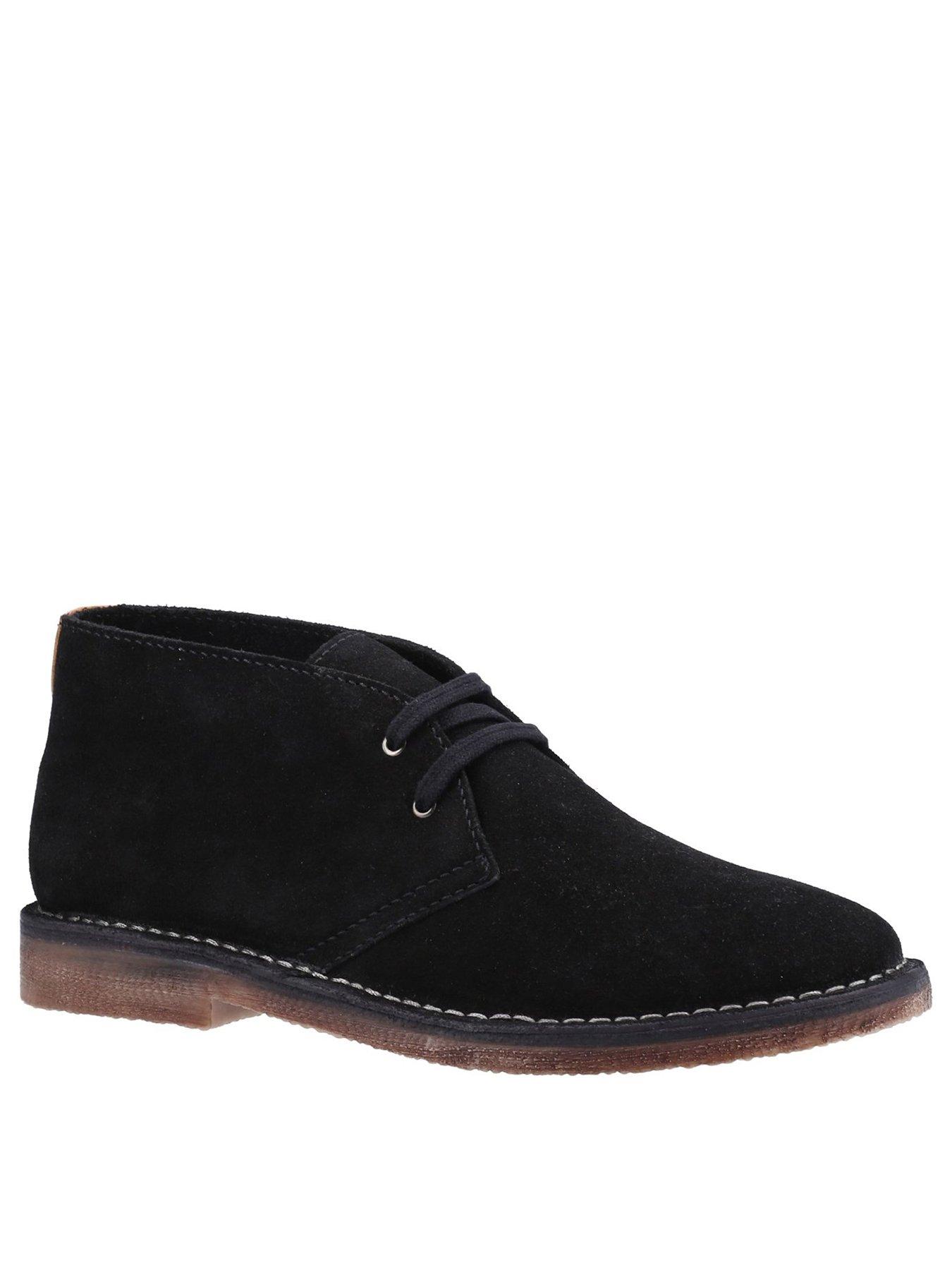 Hush Puppies Samuel Suede Boot - Black