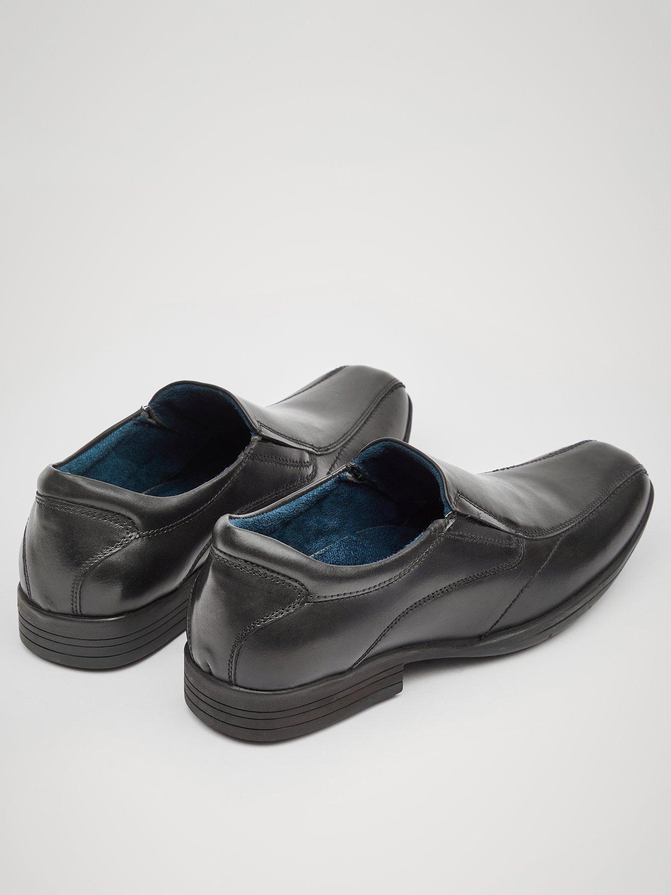 pod-dundee-boys-slip-on-shoes-blackstillFront