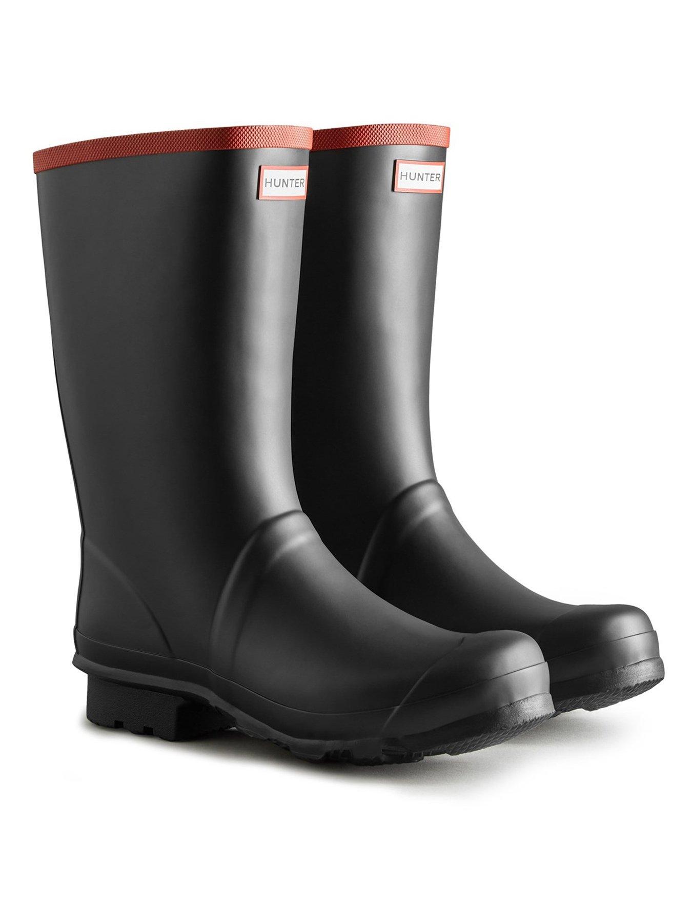 Image 1 of 4 of Hunter Argyll Short Knee Boot - Black