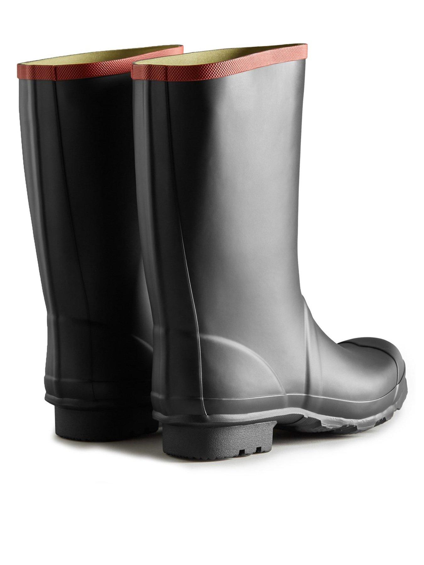 Image 2 of 4 of Hunter Argyll Short Knee Boot - Black
