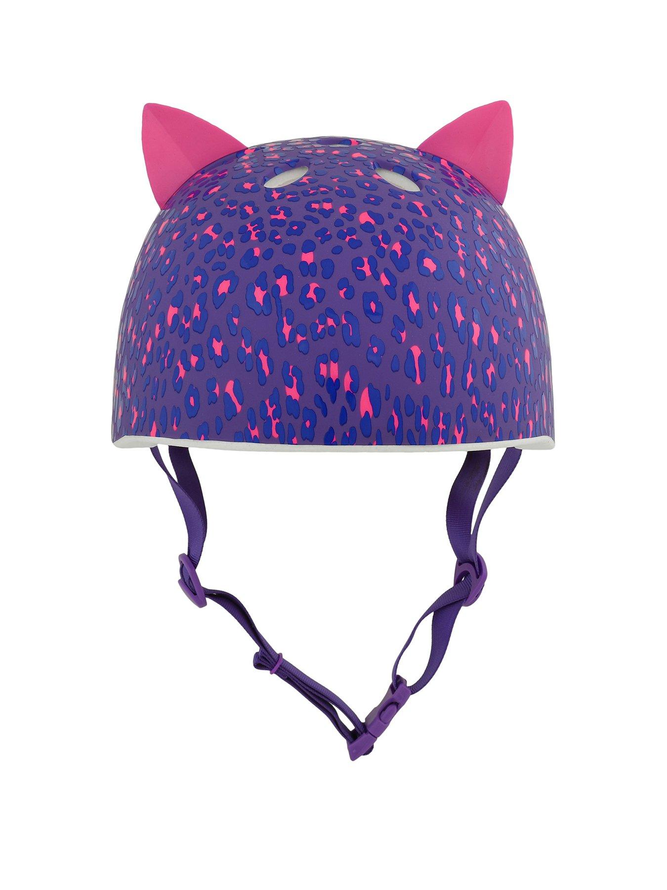 Image 2 of 5 of Krash Leopard Kitty Youth Cycle Helmet 54-58cms 8+ With Fit System