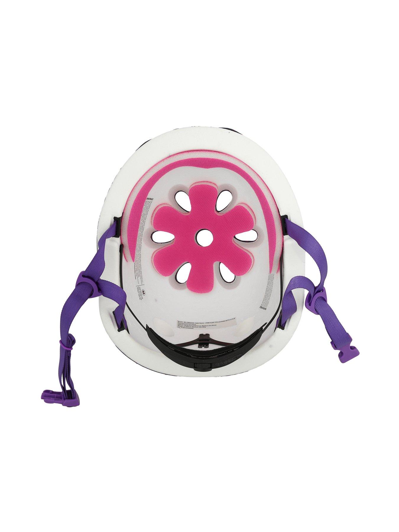 Image 5 of 5 of Krash Leopard Kitty Youth Cycle Helmet 54-58cms 8+ With Fit System