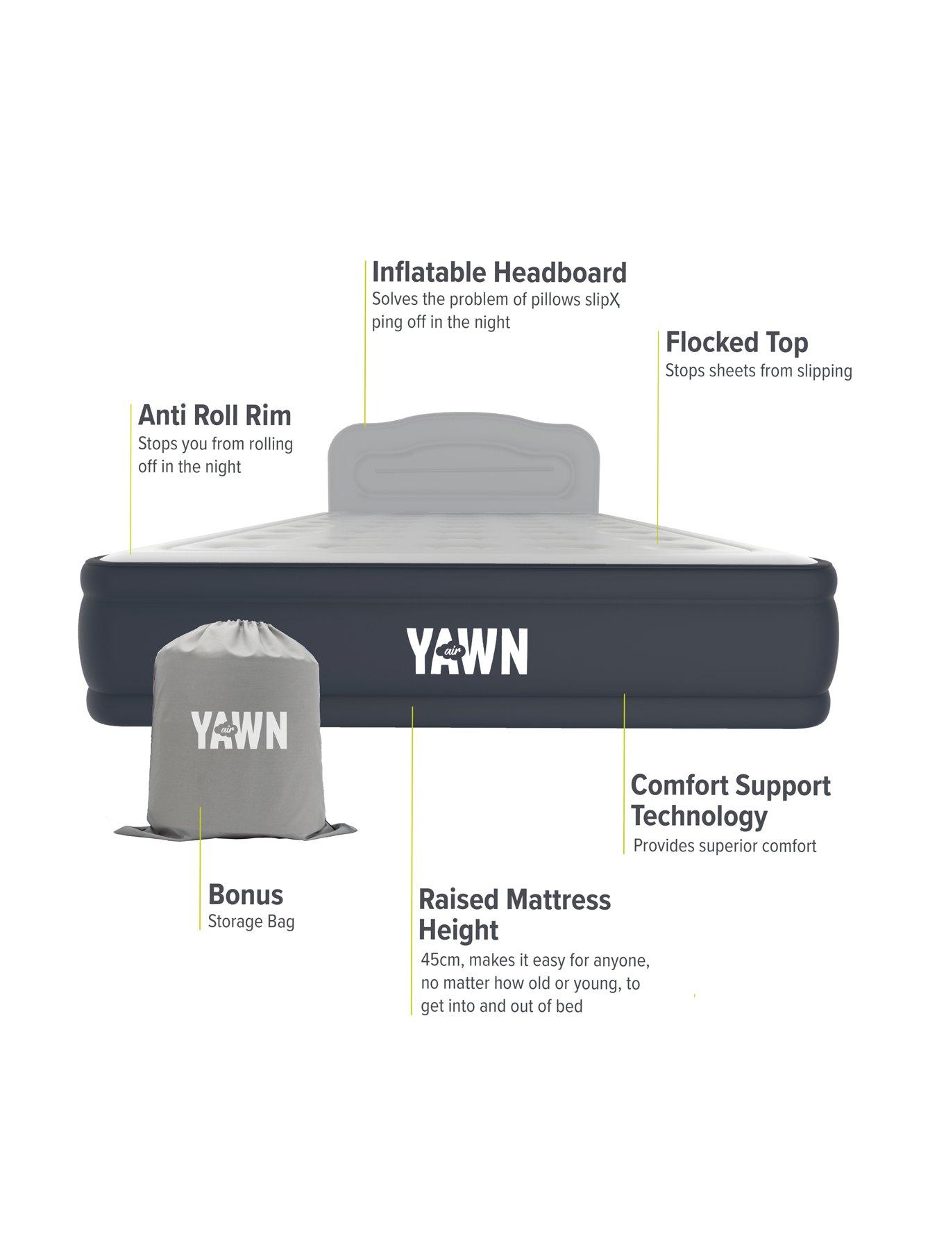 Image 7 of 8 of Yawn Air Bed DELUXE with Custom Fitted Sheet Included, Double