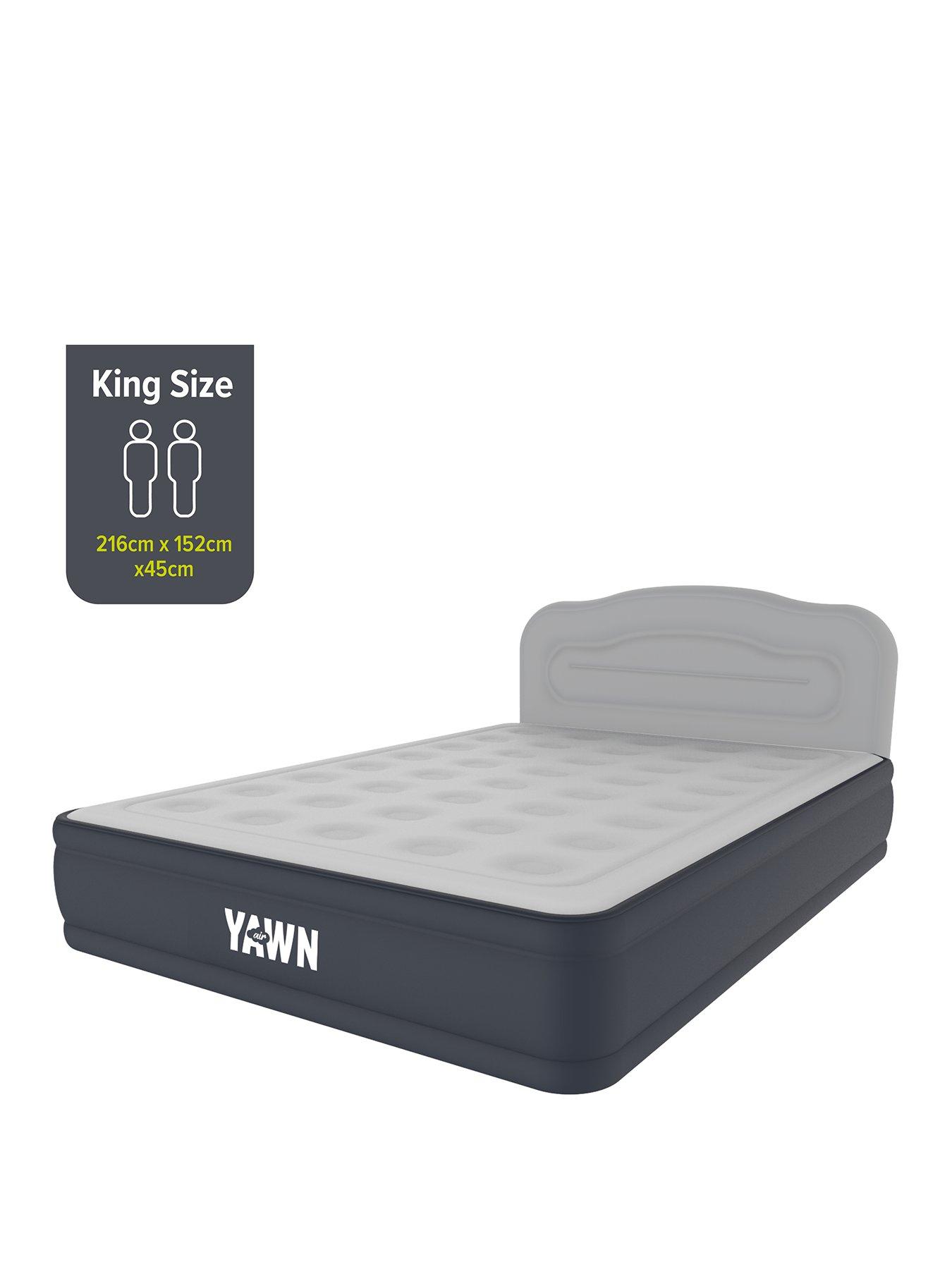 Image 2 of 6 of Yawn Air Bed DELXUE with Custom Fitted Sheet Included, King