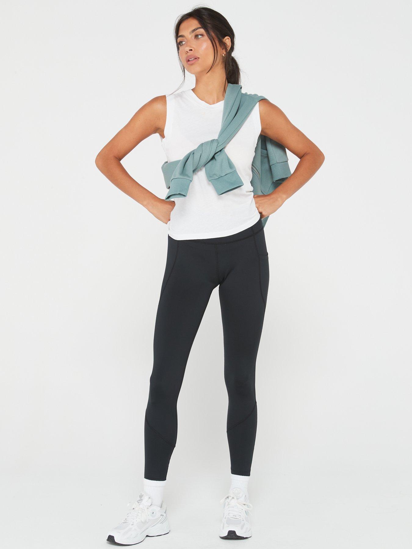 Everyday Athleisure Seam Detail Leggings - Black