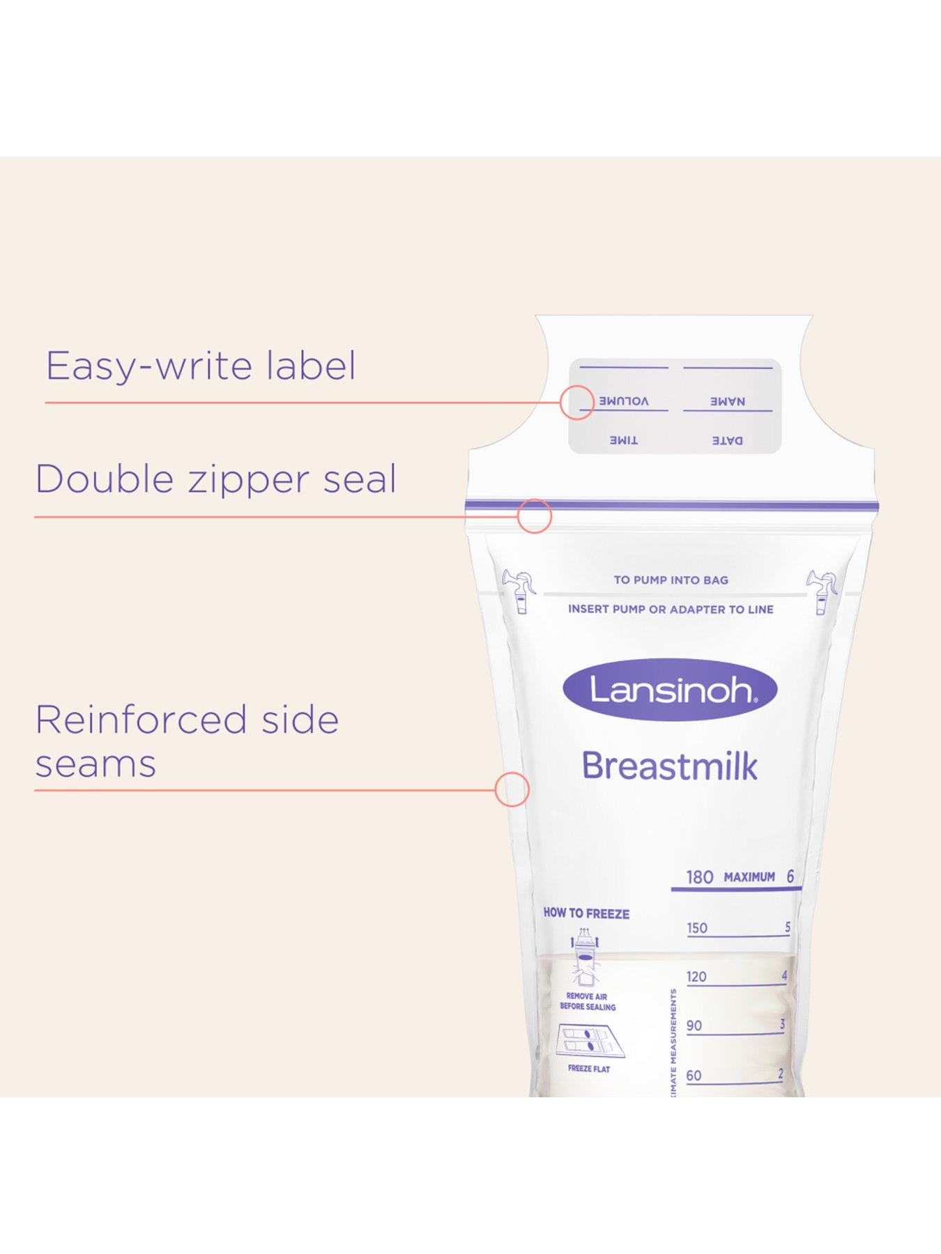 Image 3 of 8 of Lansinoh Breast Milk Storage Bags 50 Pack