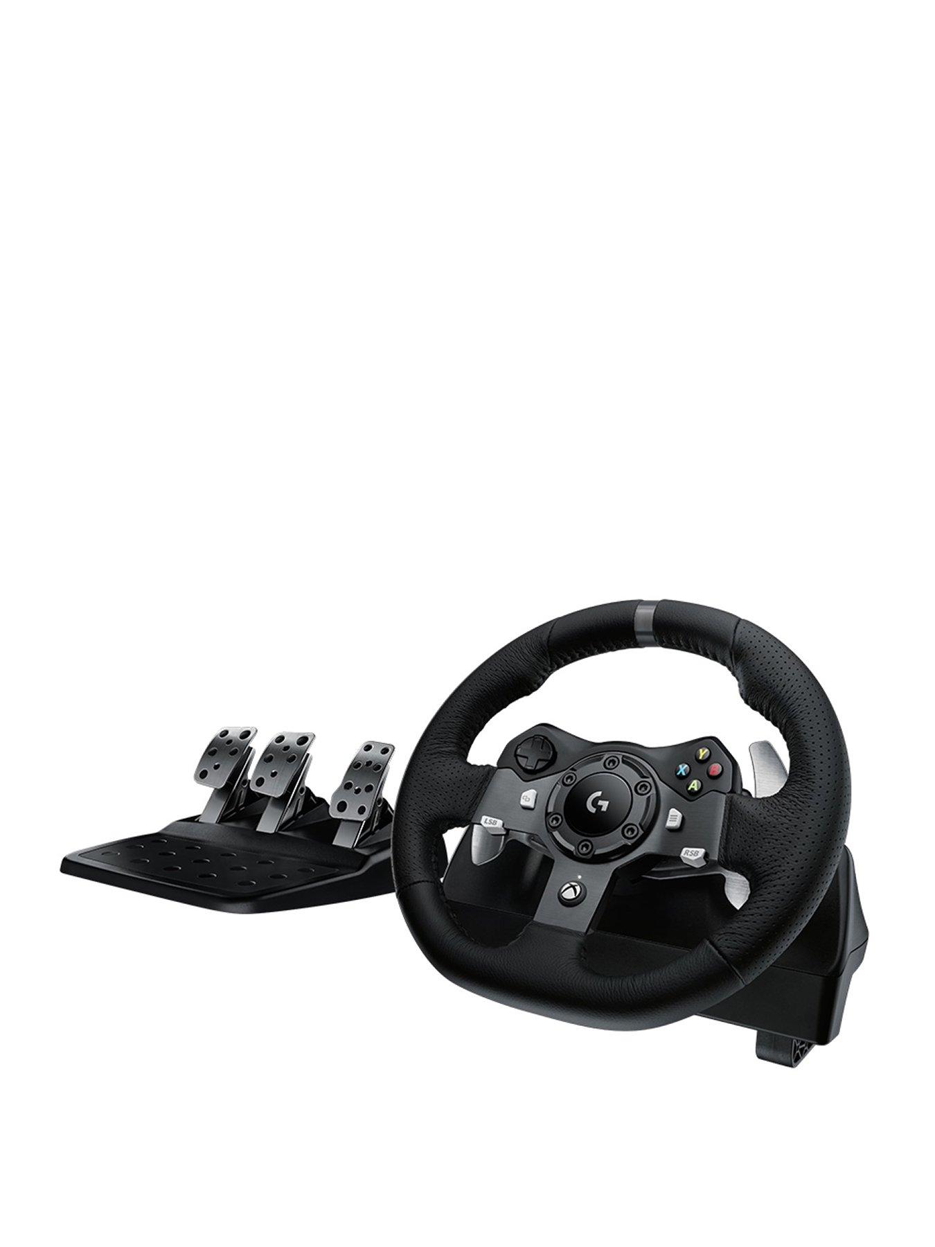 Logitech G920 Driving Force Racing Wheel for Xbox X S One PC MAC + Gear  Shifter