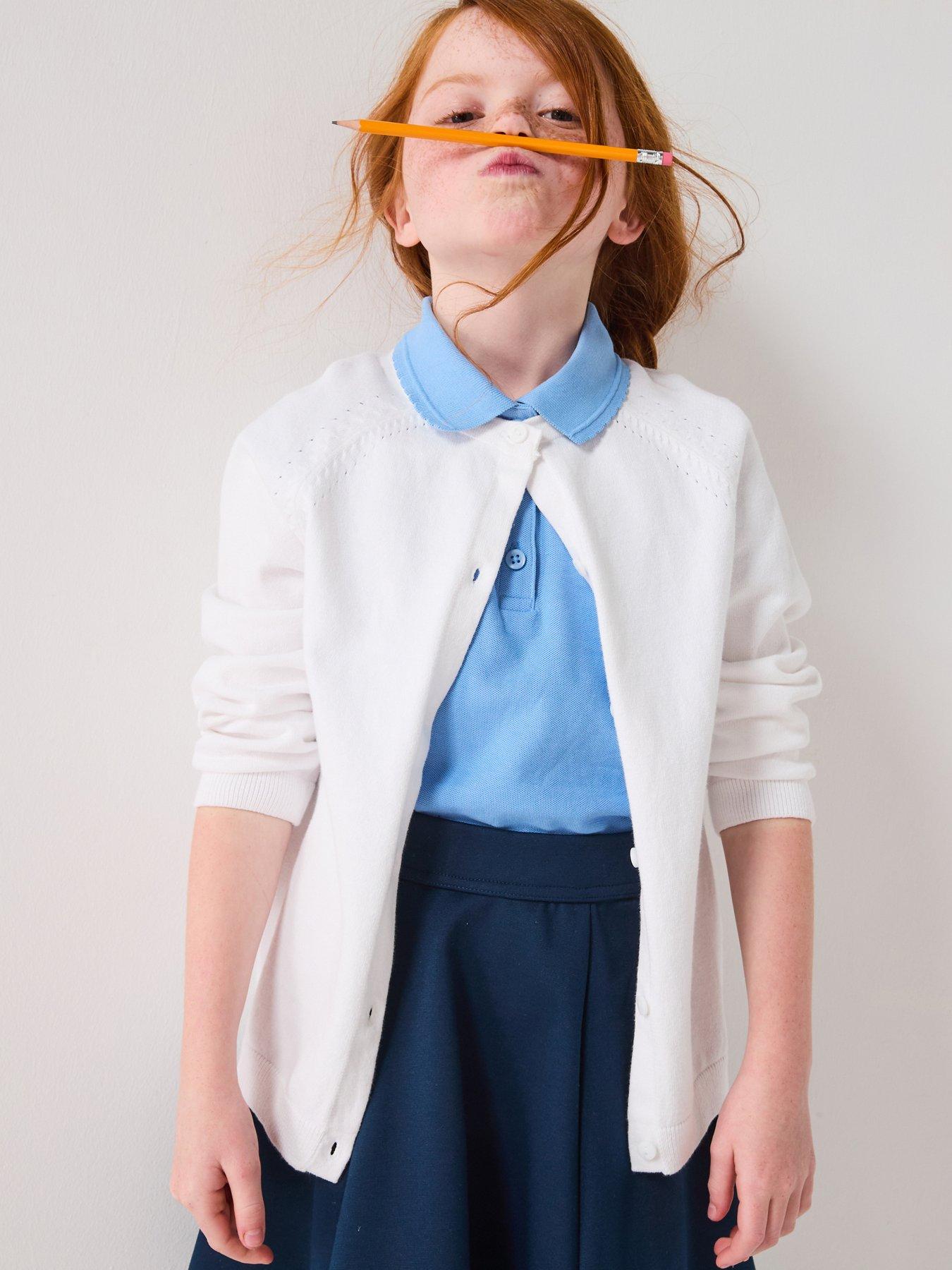 undefined Girls 2 Pack Summer Cardi - White