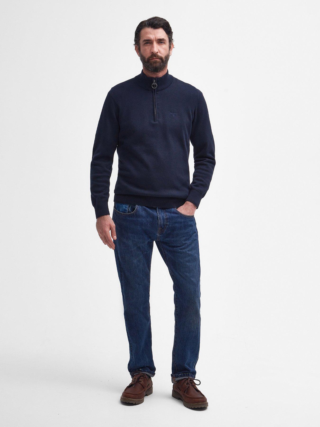 barbour-barbour-cotton-half-zip-knitted-jumper-navyback