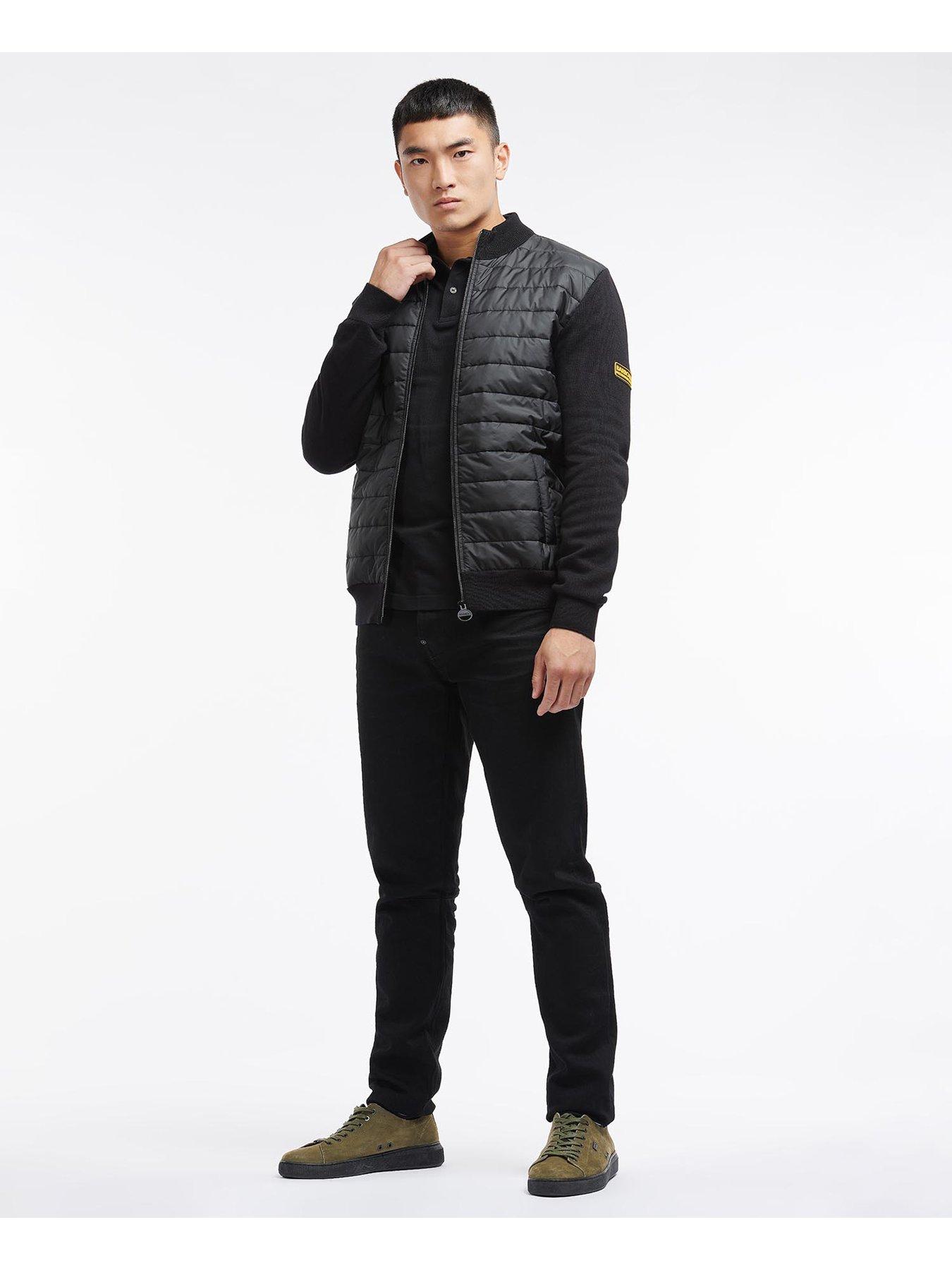 Barbour international baffle zip best sale through jacket