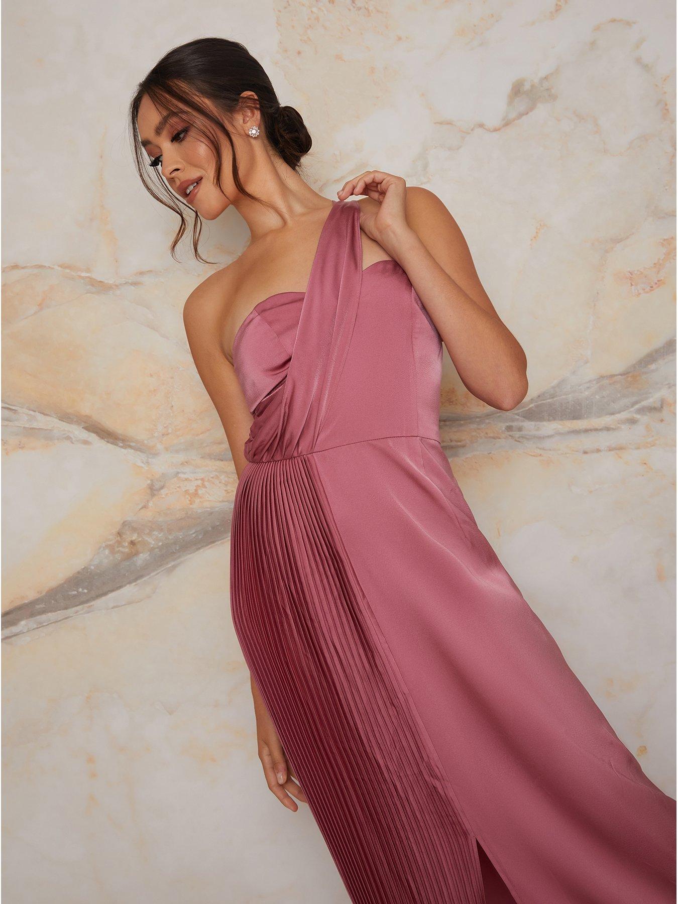 chi-chi-london-pleated-satin-one-shoulder-maxi-dress--nbsppinkoutfit