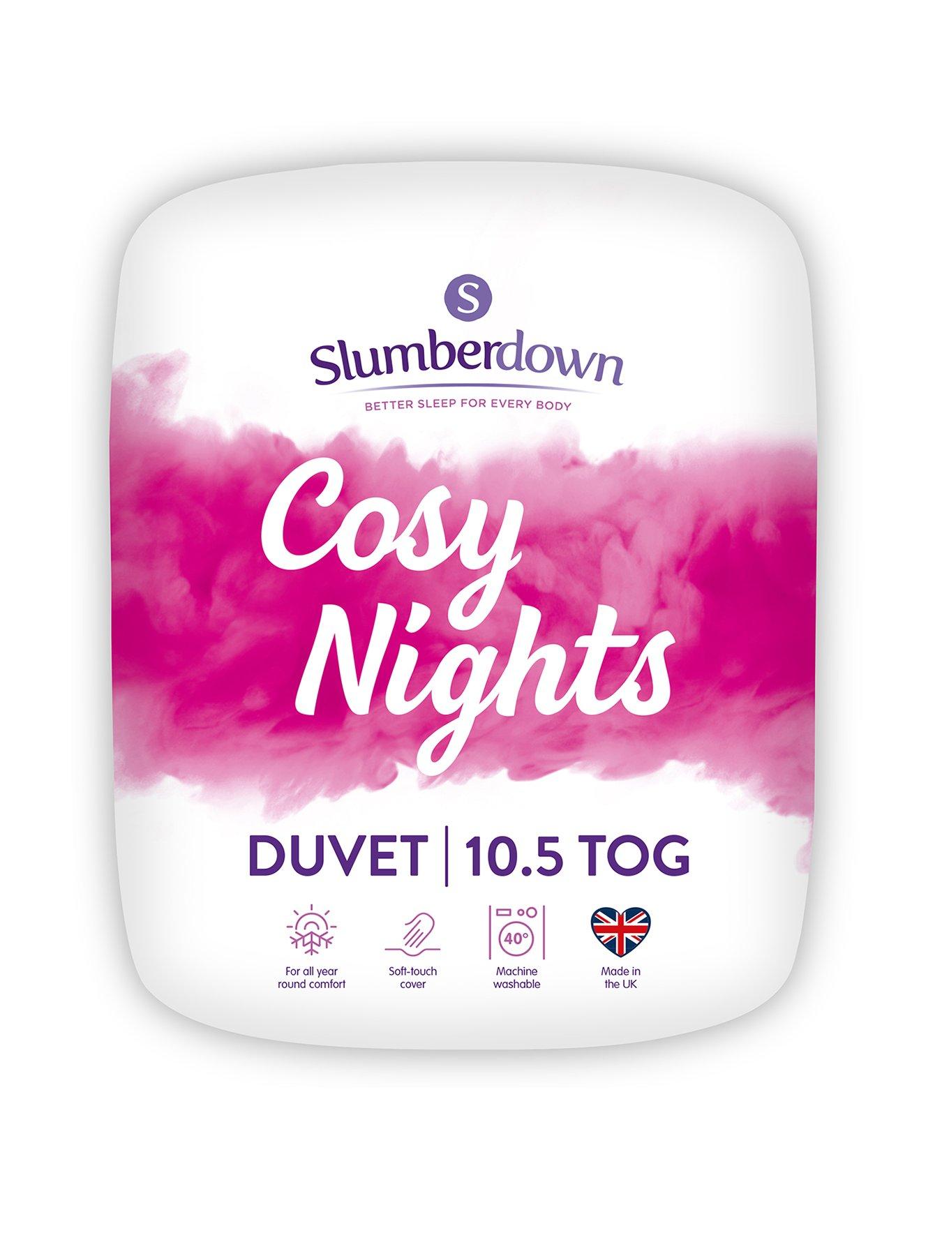 Image 1 of 5 of Slumberdown Cosy Nights 10.5 Tog Duvet Set- White