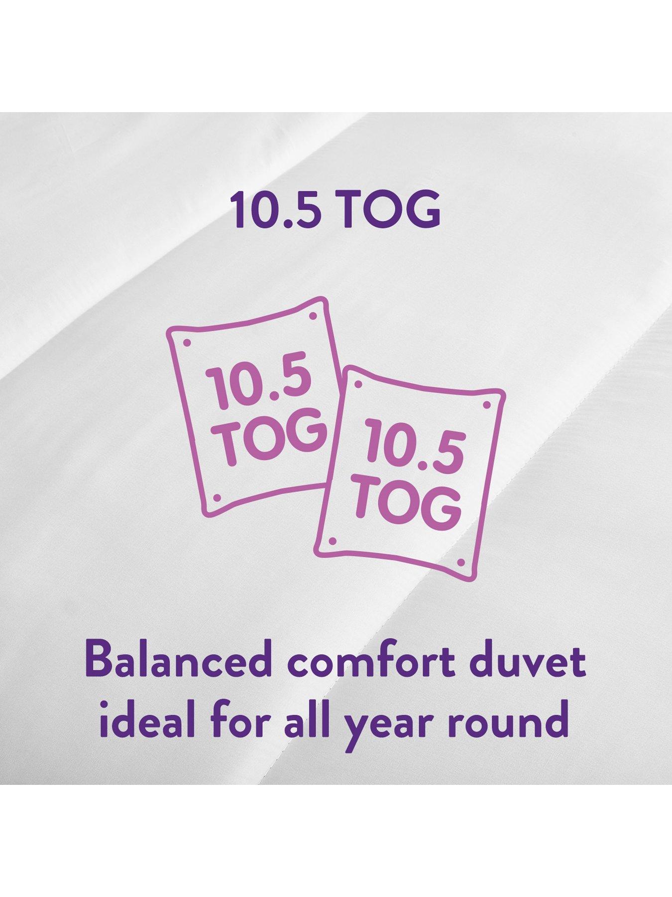 Image 3 of 5 of Slumberdown Cosy Nights 10.5 Tog Duvet Set- White