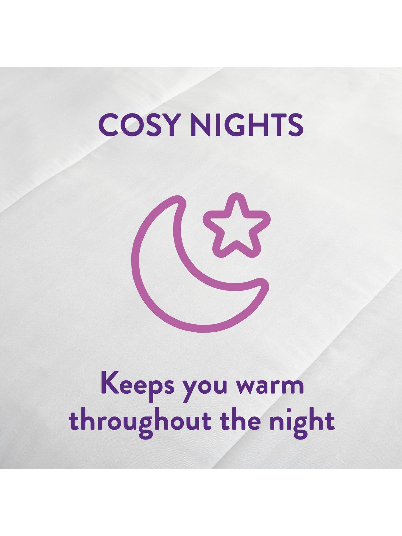 Image 4 of 5 of Slumberdown Cosy Nights 10.5 Tog Duvet Set- White
