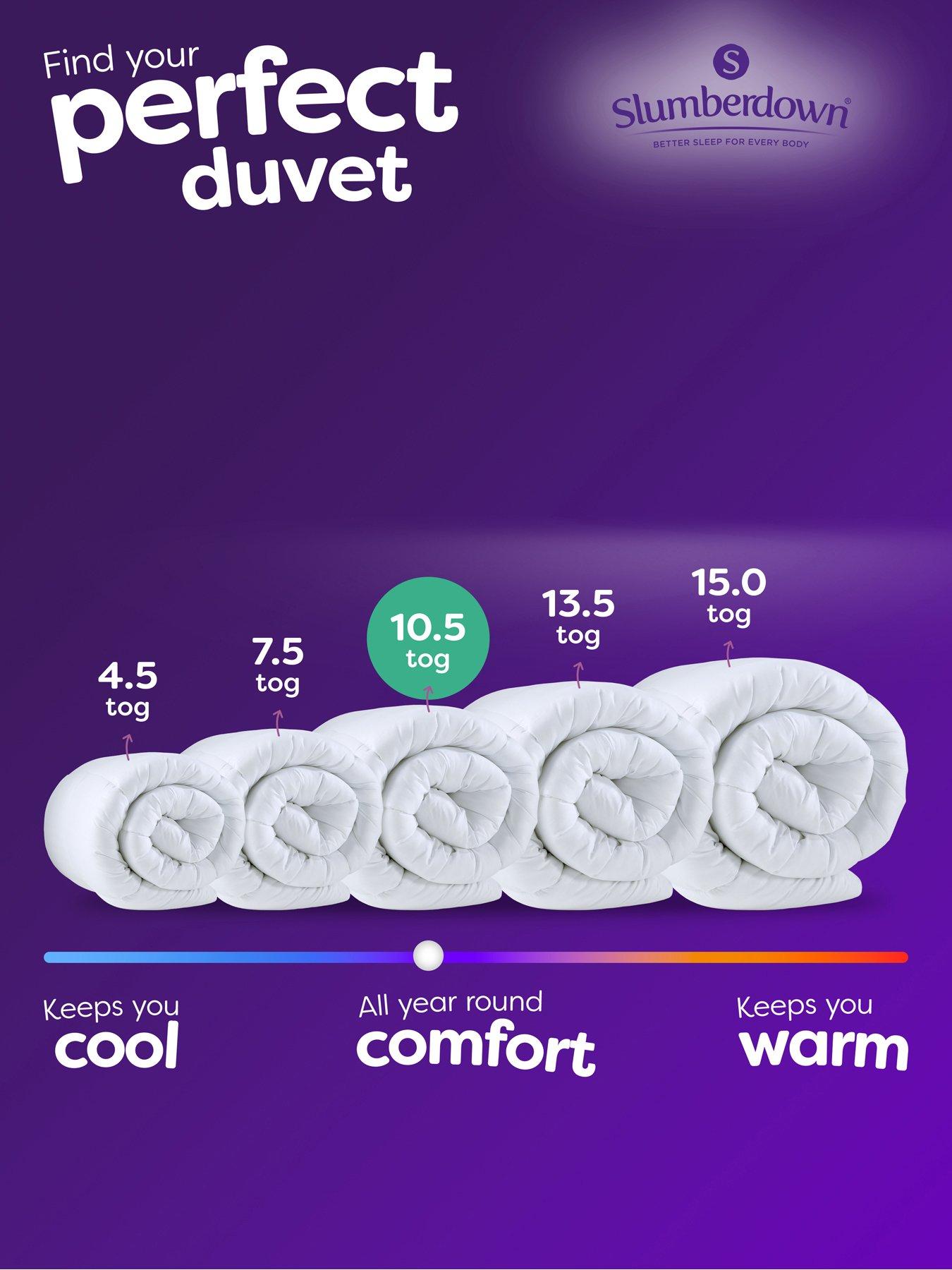 Image 7 of 7 of Slumberdown Cosy Nights 10.5 Tog Duvet Set- White