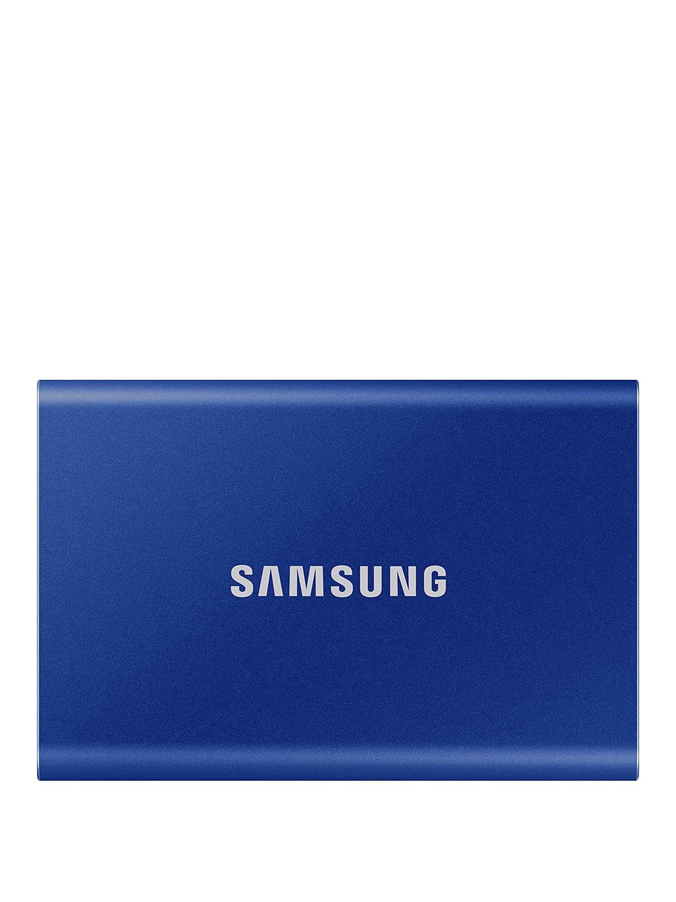 undefined Samsung T7 Portable SSD 2TB - Blue