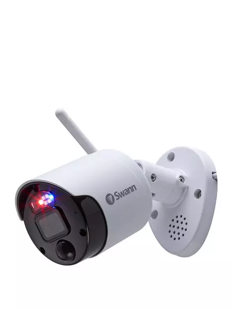 prod1090855735: Smart Security 4K Enforcer Wi-Fi NVR CCTV Camera with Controllable Red & Blue Flashing Lights, Spotlights & Sirens - SWNVW-800CAM
