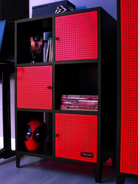 x-rocker-mesh-tek-tall-display-cabinet-with-6-cube-storage