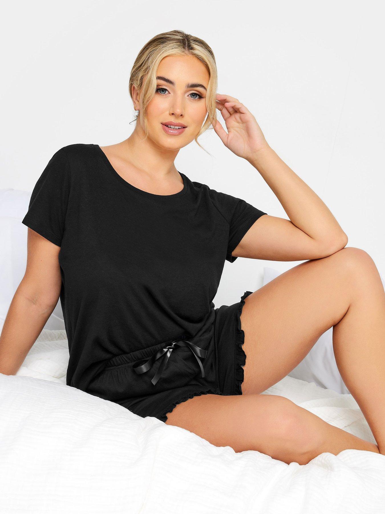 Image 3 of 3 of Yours Yours PJ Short - Black
